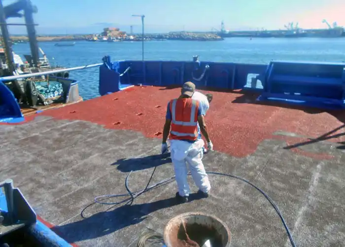 Reparación en seco y a flote 7 Astilleros con Sand Blast Pintura