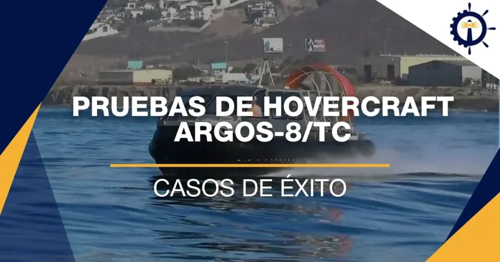 Pruebas de Hovercraft Argos-8/TC 5 hovercraft argos 8tc sistema elevacion atad 2